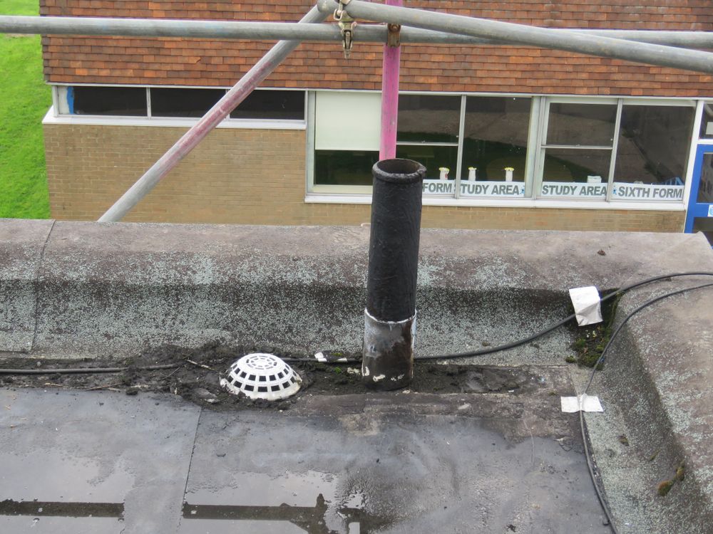 Daklekkage in Heerjansdam